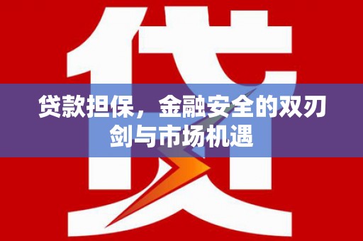 谯城贷款担保，金融安全的双刃剑与市场机遇