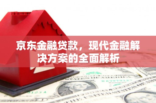 谯城京东金融贷款，现代金融解决方案的全面解析