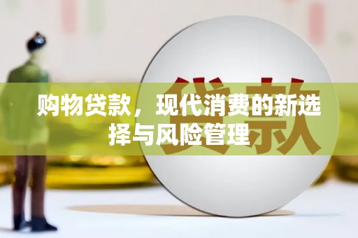谯城购物贷款，现代消费的新选择与风险管理
