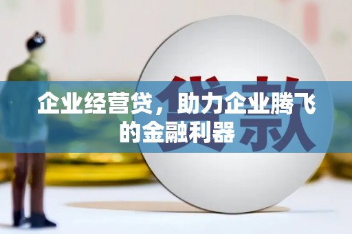 谯城企业经营贷，助力企业腾飞的金融利器