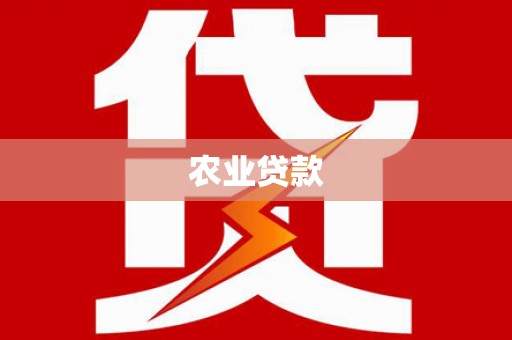 谯城农业贷款