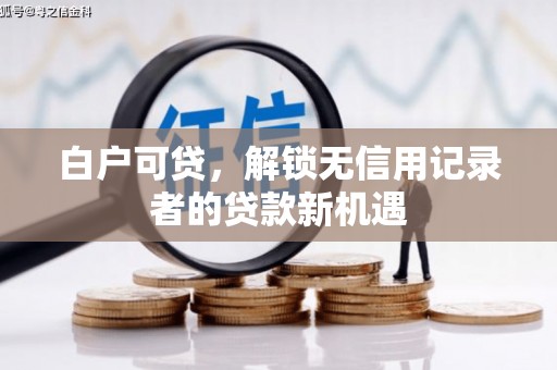 谯城白户可贷，解锁无信用记录者的贷款新机遇