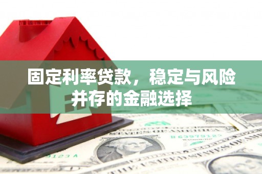 谯城固定利率贷款，稳定与风险并存的金融选择