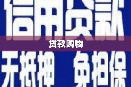 谯城贷款购物