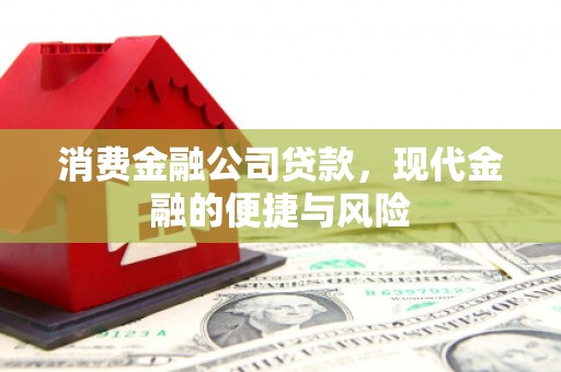 谯城消费金融公司贷款，现代金融的便捷与风险