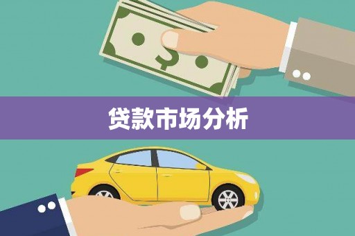 谯城贷款市场分析