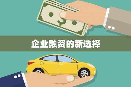 谯城企业融资的新选择