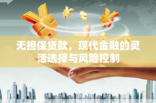 谯城无担保贷款，现代金融的灵活选择与风险控制