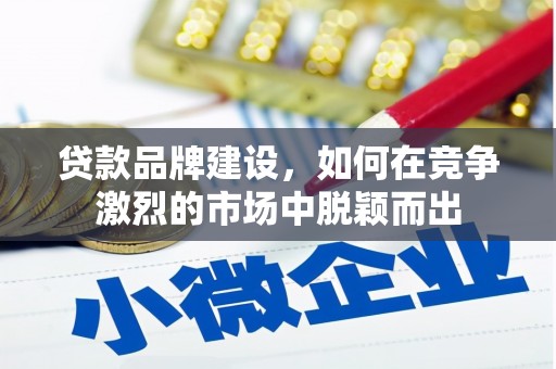谯城贷款品牌建设，如何在竞争激烈的市场中脱颖而出