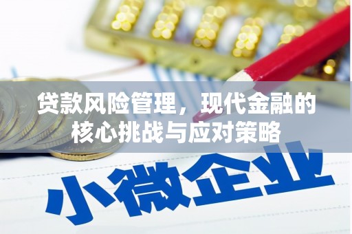 谯城贷款风险管理，现代金融的核心挑战与应对策略